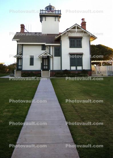 Point Fermin Light House, San Pedro, Pacific Ocean, West Coast