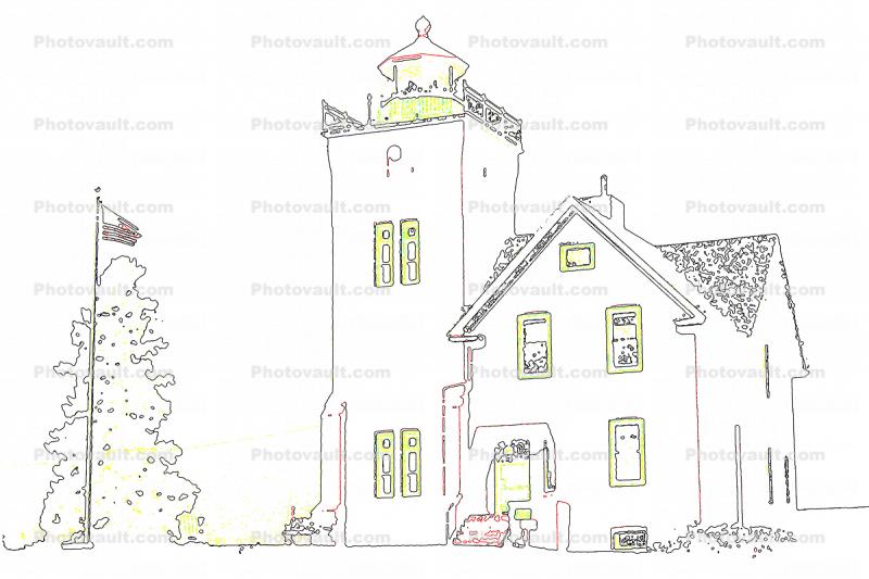 Two Harbors Light Station, Minnesota, Lake Superior, Great Lakes, Paintography