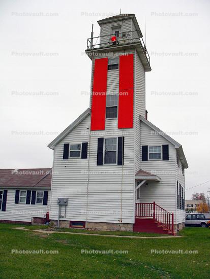 Cheboygan River Front Range Lighthouse, Michigan, Lake Huron, Great Lakes