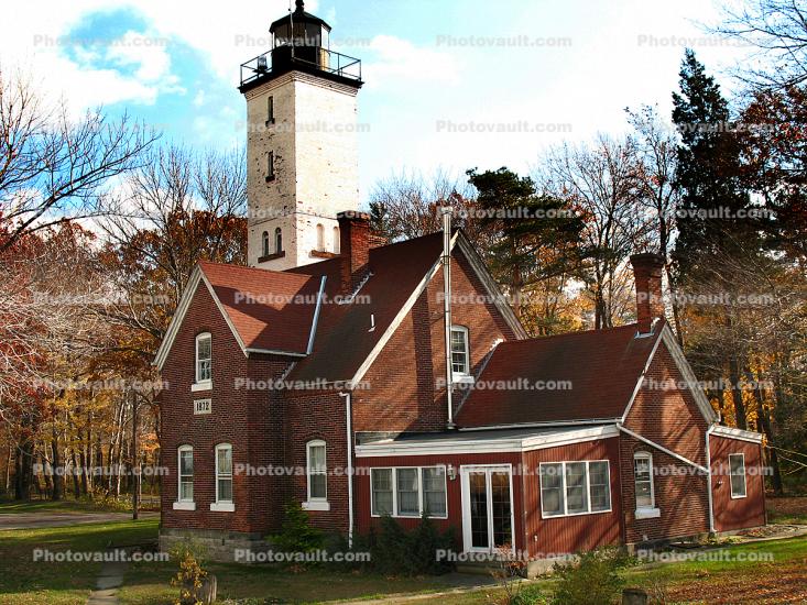 Presque Isle Lighthouse, Pennsylvania, Lake Erie, Great Lakes