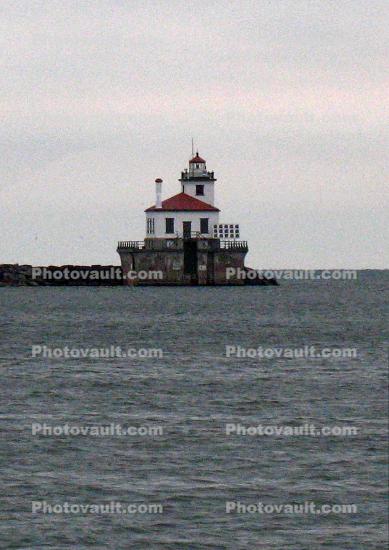 Oswego West Pierhead Lighthouse, Lake Ontario, Great Lakes