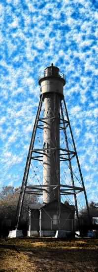 Tinicum Rear Range Lighthouse, Paulsboro, Billingsport, East Coast, Atlantic Ocean, Eastern Seaboard, Panorama