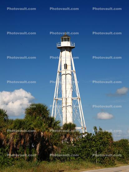 Boca Grande Entrance Rear Range Lighthouse, Gasparilla Island, Florida, Gulf Coast