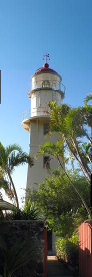 Diamond Head Lighthouse, Oahu, Hawaii, Pacific Ocean, Panorama