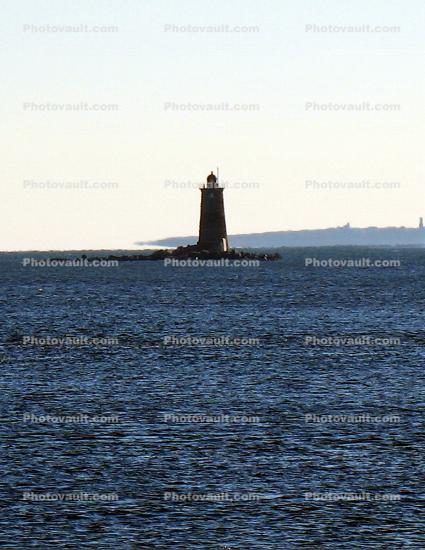 Portsmouth Harbor Lighthouse, New Castle Island, New Hampshire, Atlantic Ocean, East Coast, Eastern Seaboard