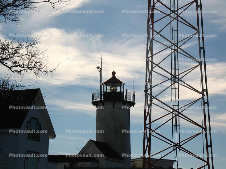Eastern Point Lighthouse, Gloucester, Massachusetts, Atlantic Ocean, East Coast, Eastern Seaboard, Harbor