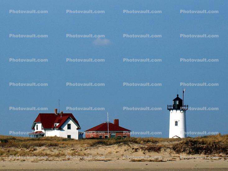 Race Point Lighthouse, Cape Cod, Massachusetts, Atlantic Ocean, East Coast, Eastern Seaboard