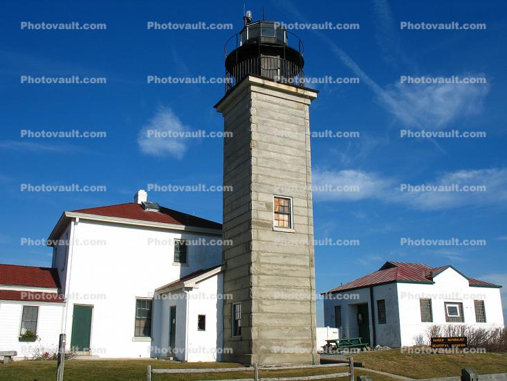 Beavertail Lighthouse Museum, Rhode Island, Atlantic Ocean, East Coast, Eastern Seaboard