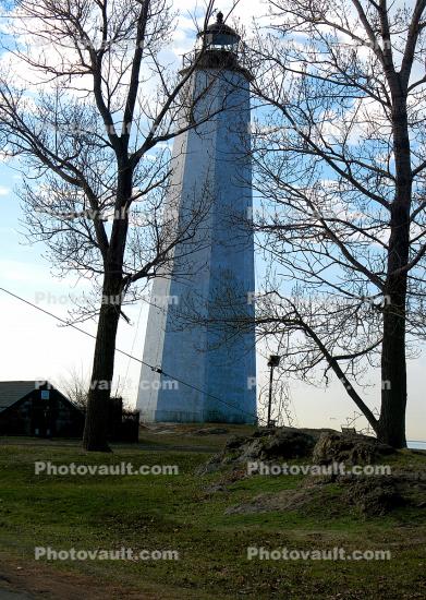 Lynde Point Lighthouse, Saybrook Inner, Saybrook Breakwater, Connecticut River, New Haven, East Coast, Eastern Seaboard, Atlantic Ocean