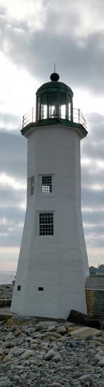 Scituate Lighthouse, Massachusetts, Atlantic Ocean, East Coast, Eastern Seaboard, Panorama, Harbor