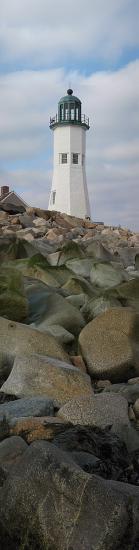 Scituate Lighthouse, Massachusetts, Atlantic Ocean, East Coast, Eastern Seaboard, Panorama, Harbor