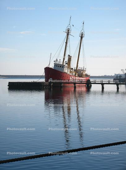 Nantucket II Lightship, Wareham, New Bedford, Massachusetts, Atlantic Ocean, East Coast, Eastern Seaboard, Lightvessel