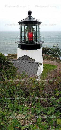 Cape Meares Lighthouse, Oregon, Pacific Ocean, West Coast, Panorama