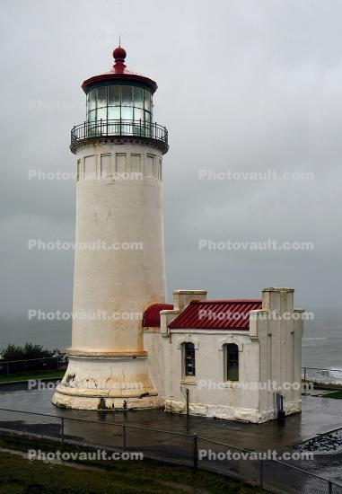 North Head Lighthouse, Washington State, Pacific Ocean, West Coast, Paintography