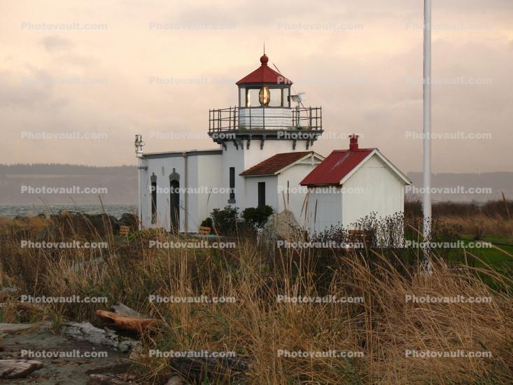 Point-No-Point Lighthouse, Puget Sound, Washington State, West Coast, Pacific