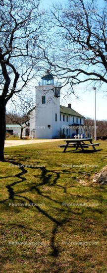 Horton Point Lighthouse, 1857, Long Island, New York State, Atlantic Ocean, Eastern Seaboard, East Coast, Panorama