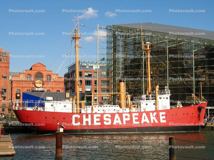 United States lightship Chesapeake (LV-116), Inner Harbor, Baltimore
