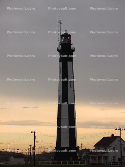 New Cape Henry Lighthouse, Chesapeake Bay, Virginia, Atlantic Ocean, Eastern Seaboard, East Coast, Fort Story