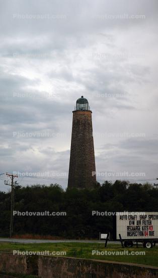 Old Cape Henry Lighthouse, Virginia, Atlantic Ocean, Eastern Seaboard, East Coast, Mamatus Clouds