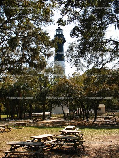 Hunting Island Lighthouse, Hunting Island State Park, South Carolina, East Coast, Eastern Seaboard, Atlantic Ocean