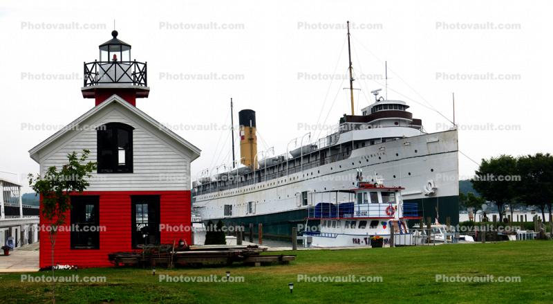 Little Lighthouse, Saugatuck, Douglas, Michigan, Great Lakes Steamer Keewatin, Lake Michigan, Great Lakes