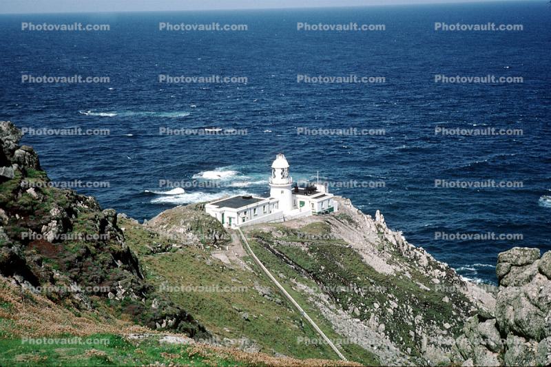 North Lighthouse, Lundy, England, 1950s