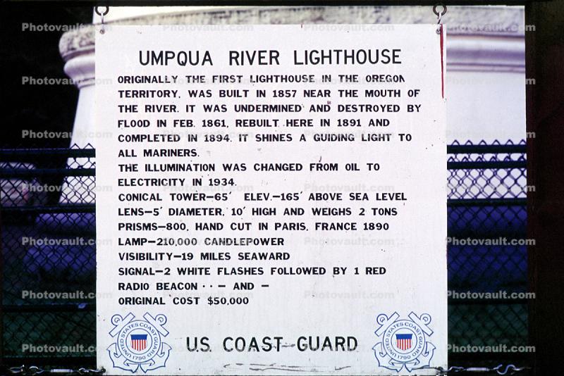 Umpqua River Lighthouse, Oregon, West Coast, Pacific Ocean