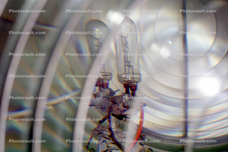 Light, Lamp, Fresnel Lens, Point Arena Lighthouse, California, West Coast, Pacific Ocean
