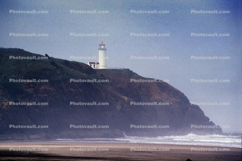 Point Sur Light, California, West Coast, Pacific Ocean, beach, sand