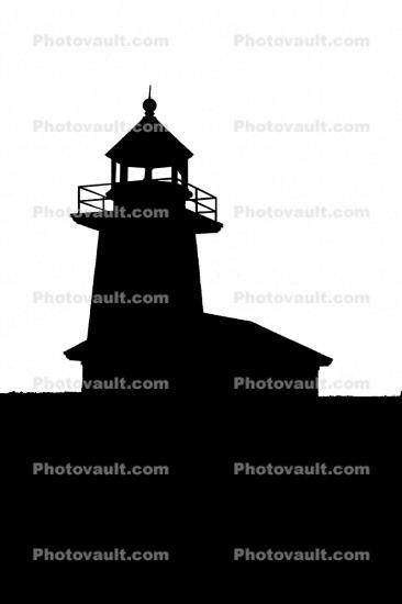 Santa Cruz Lighthouse, California, West Coast, Pacific Ocean, logo