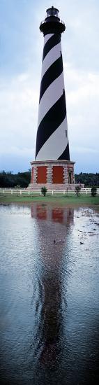 Cape Hatteras Light Station, Outer Banks, North Carolina, Eastern Seaboard, East Coast, Atlantic Ocean, Panorama