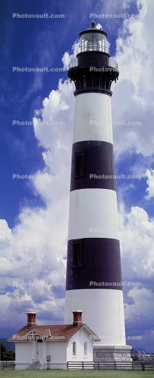 Bodie Island Lighthouse, Outer Banks, North Carolina, Eastern Seaboard, East Coast, Atlantic Ocean, Panorama