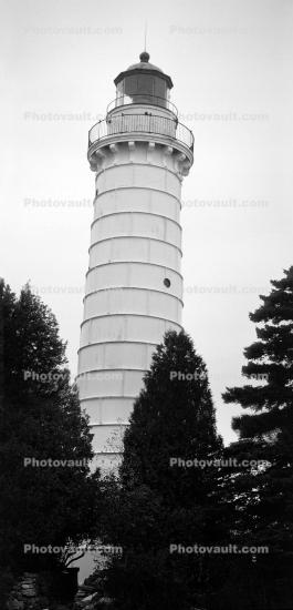 Cana Island Lighthouse, Door County, Greenbay Peninsula, Wisconsin, Lake Michigan, Great Lakes, Panorama
