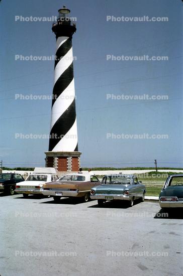Cape Hatteras Light Station, Outer Banks, North Carolina, Eastern Seaboard, East Coast, Atlantic Ocean, 1970s