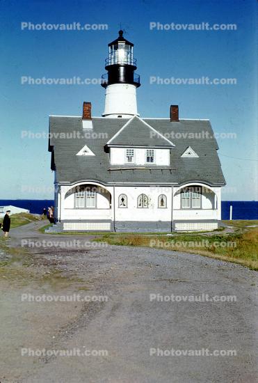 Portland Head Light, Fort Williams Park, Cape Elizabeth, Maine, East Coast, Eastern Seaboard, Atlantic Ocean 