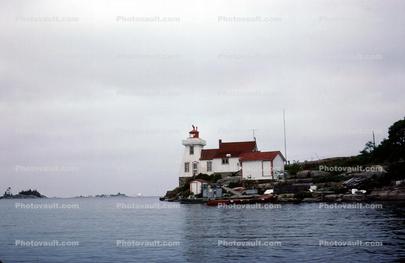 Pointe au Baril Range Front Lighthouse, Ontario, Canada, Barrel Point