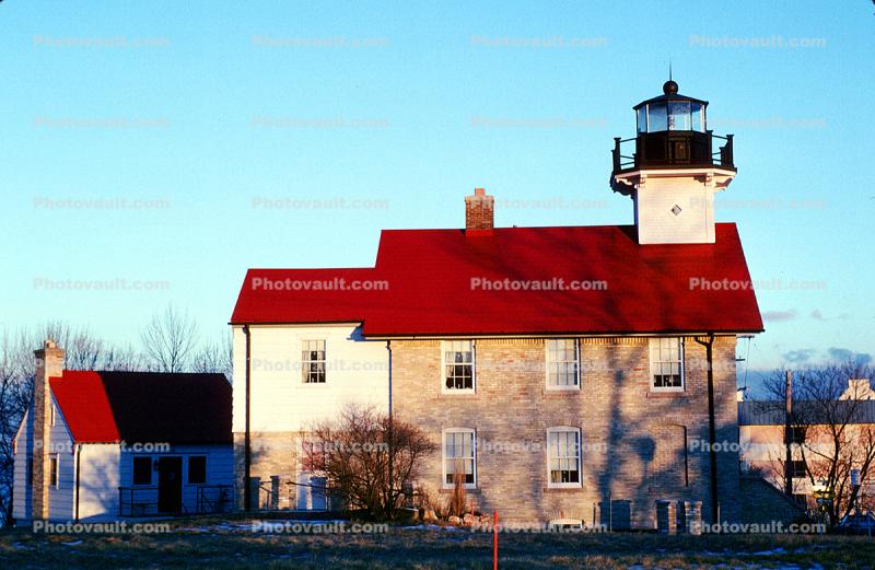 Port Washington Lighthouse, Wisconsin, Lake Michigan, Great Lakes