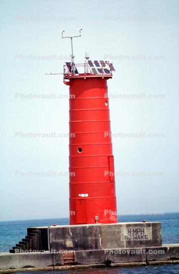 Sheboygan Breakwater Lighthouse, Wisconsin, Lake Michigan, Great Lakes
