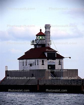 Duluth Harbor South Breakwater Outer Lighthouse, Lake Superior, Great Lakes