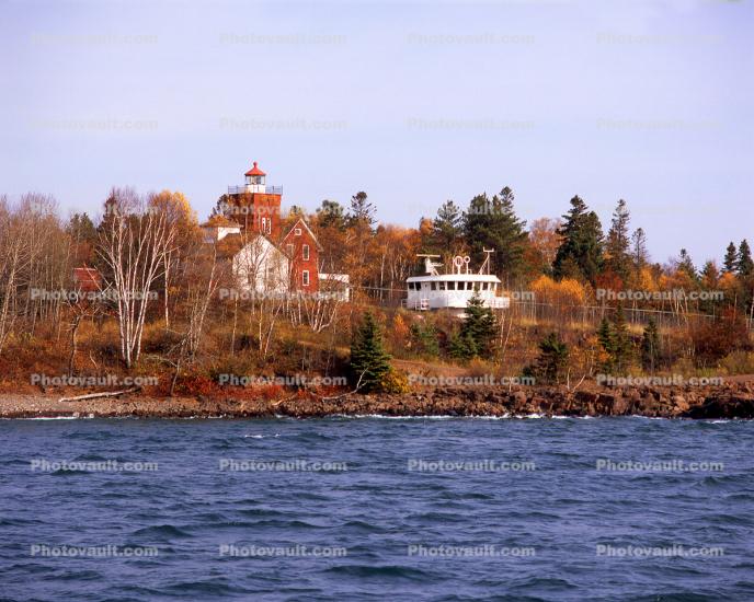 Two Harbors Lighthouse, Minnesota, Lake Superior, Great Lakes, Harbor