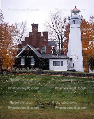 Port Sanilac Lighthouse, Michigan, Lake Huron, Great Lakes