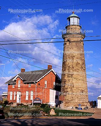 Fairport Harbor Lighthouse, Museum, Ohio, Lake Erie, Great Lakes