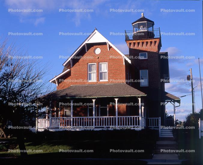 Sea Girt Lighthouse, New Jersey, East Coast, Atlantic Ocean, Eastern Seaboard