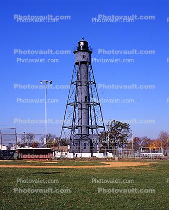 Tinicum Rear Range Lighthouse, Paulsboro, Billingsport, skeletal tower, East Coast, Atlantic Ocean, Eastern Seaboard