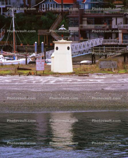 Gig Harbor Lighthouse, Puget Sound, Washington State, West Coast, Pacific