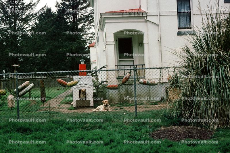 Light keepers home, North Head Lighthouse, Washington State, Pacific Ocean, West Coast