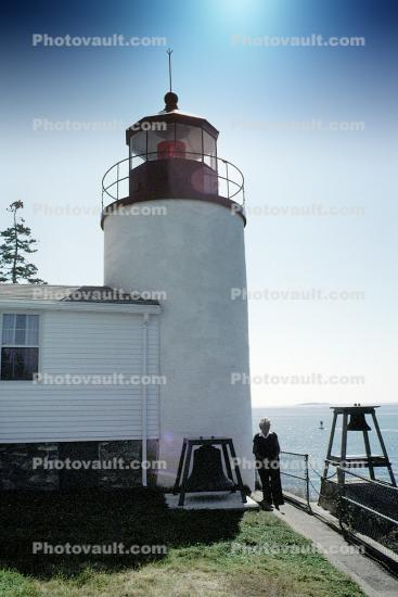 Bass Harbor Head Lighthouse, Maine, Atlantic Ocean, Eastern Seaboard, East Coast