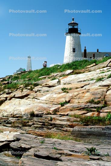Pemaquid Point Lighthouse, Maine, Atlantic Ocean, Eastern Seaboard, East Coast