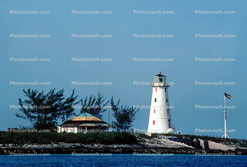 Hog Island Light, Paradise Island, Hog Island, Nassau Harbour, Harbor