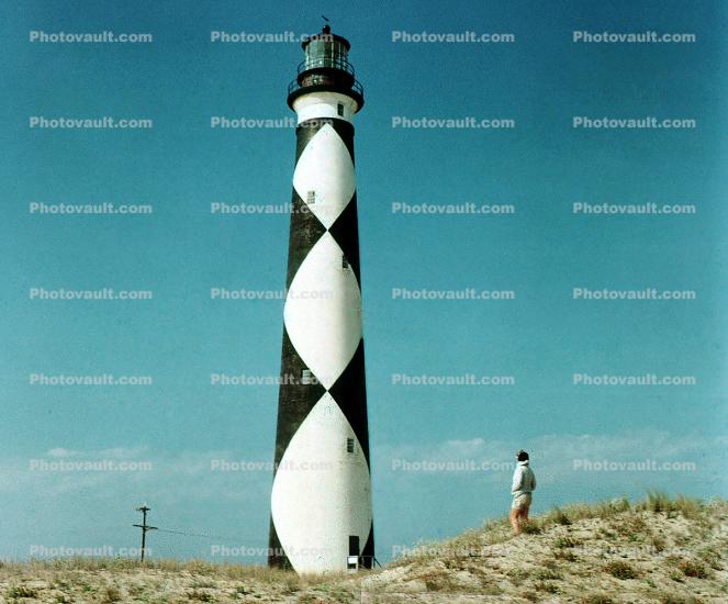 Cape Lookout Lighthouse, North Carolina, East Coast, Eastern Seaboard, Atlantic Ocean